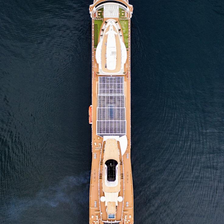 Moment of yacht lifestyle
